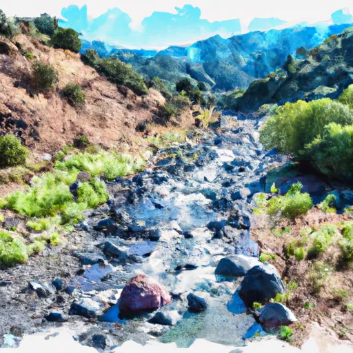 MAINSTREAM - HEADWATERS TO CONFLUENCE WITH COOPER CANYON