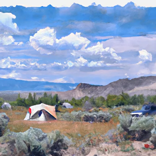 Stevens Camp Camping Area  Nevada Camping Destinations
