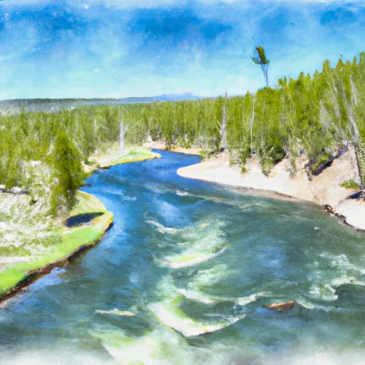  THE JUNCTION OF THE FIREHOLE AND GIBBON RIVERS TO  THE WESTERN YELLOWSTONE NATIONAL PARK BOUNDARY