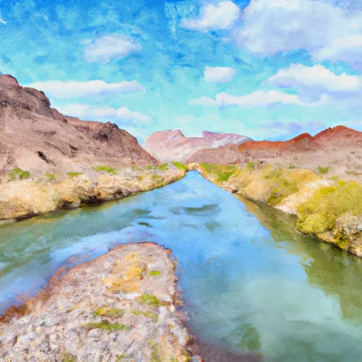 BEGINS 0.5 MILES UPSTREAM FROM THE CONFLUENCE WITH THE COLORADO RIVER   TO  CONFLUENCE WITH THE COLORADO RIVER
