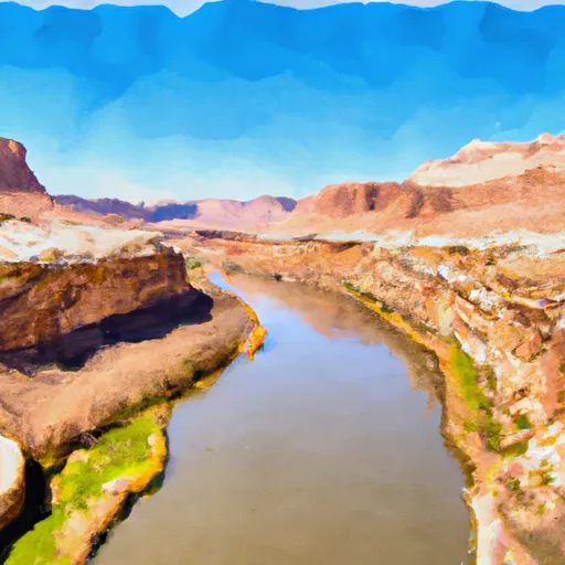  BOUNDARY OF GLEN CANYON NATIONAL RECREATION AREA AND CAPITAL REEF NATIONAL PARK TO  CONFLUENCE WITH COLORADO RIVER