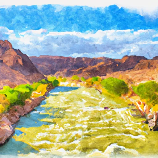 BEGINS 2 MILES UPSTREAM FROM CONFLUENCE WITH THE COLORADO RIVER TO  CONFLUENCE WITH THE COLORADO RIVER
