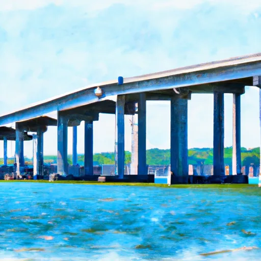  THE I-95 BRIDGE CROSSING TO  THE MOUTH OF THE RIVER