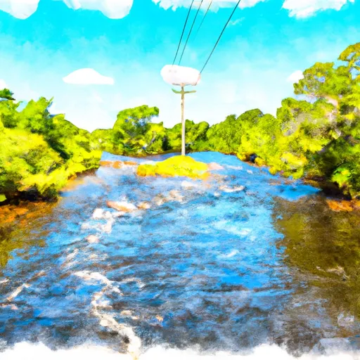  THE FIRST POWERLINE CROSSING THE ICHETUCKEE RIVER TO  THE CONFLUENCE WITH THE SANTA FE RIVER, DOWN THE SANTA FE RIVER TO THE SUWANNEE RIVER