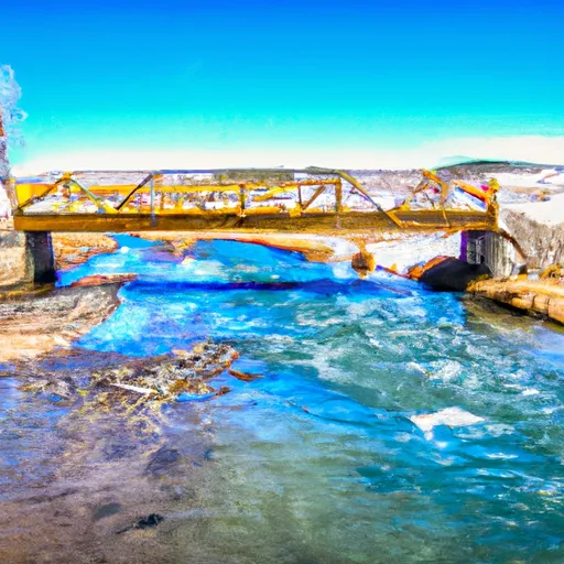 SOUTH PARK BRIDGE TO 1 MILE DOWNSTREAM FROM ASTORIA HOT SPRINGS (NORTH SECTION LINE OF SEC 5, T38N, R116W)