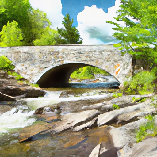 FIRST BRIDGE TO WALLOOMSAC BROOK