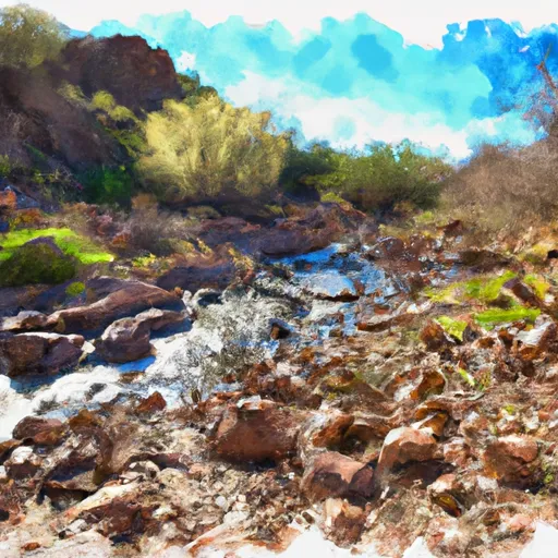 WILDERNESS BOUNDARY TO CONFLUENCE WITH CAVE CREEK