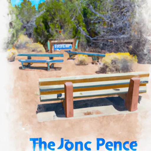 BENCH AREA WITH INTERPRETIVE SIGN