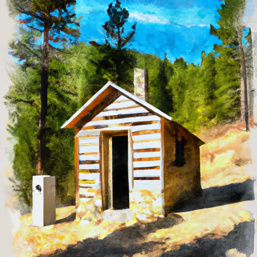 GARNET GHOST TOWN HANIFEN HOUSE OUTHOUSE